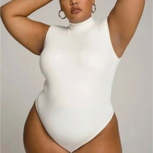 Good American Tops Good American Mock Neck Bodysuit